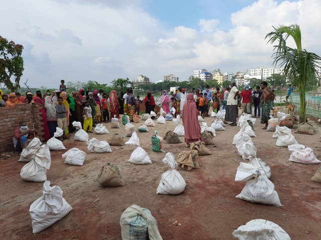 Relief Distribution Activities During the Pandemic